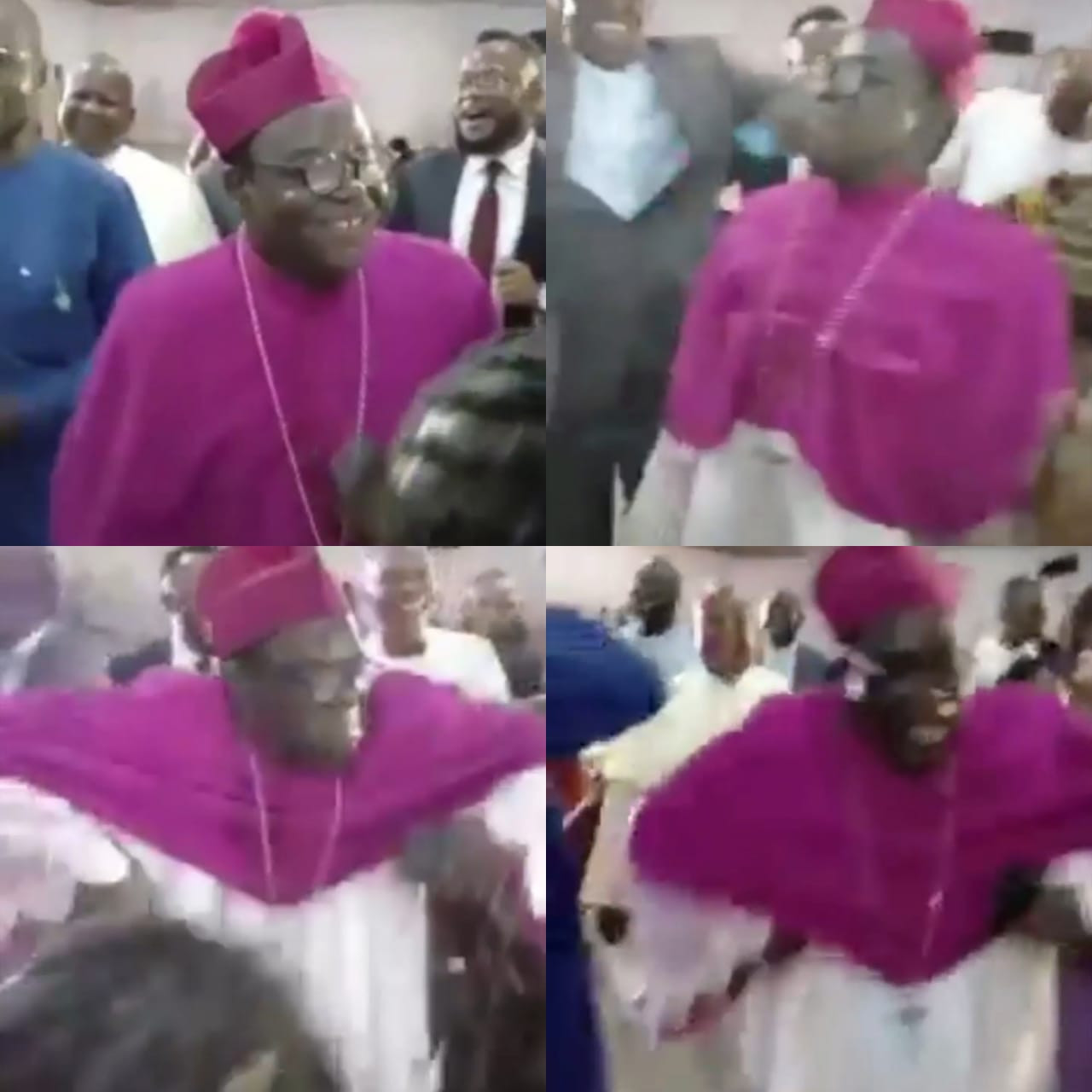 VIDEO: Bishop Kukah rocks 'Buga’ on 70th birthday