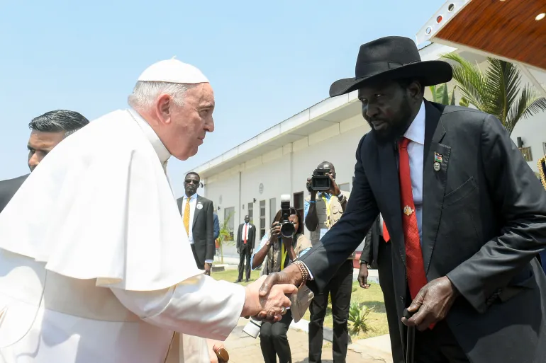 Pope Francis ends Sudan visit with peace charge